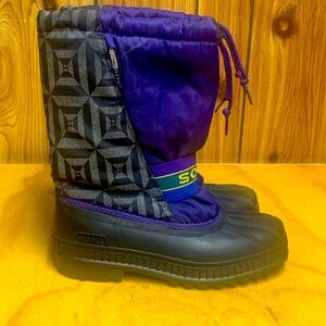 Women's 5 SOREL Canada IllumiNITE Waterproof Snow Warm Lined Winter Boots MINT